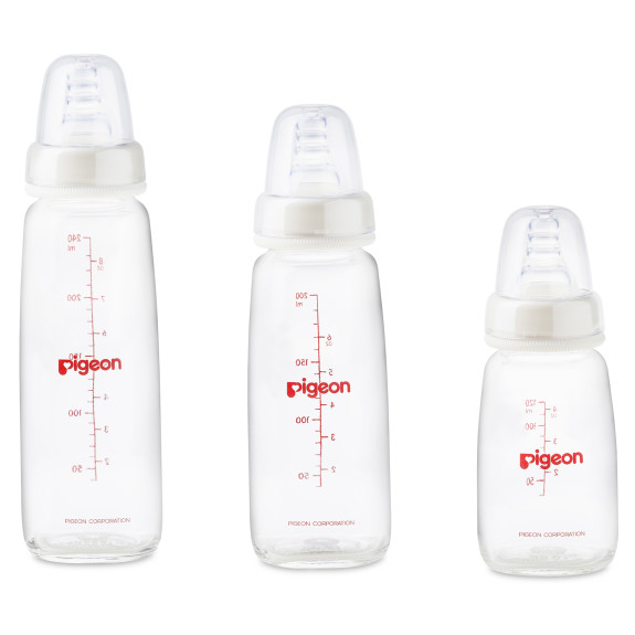 Pigeon Glass Feeding Bottle